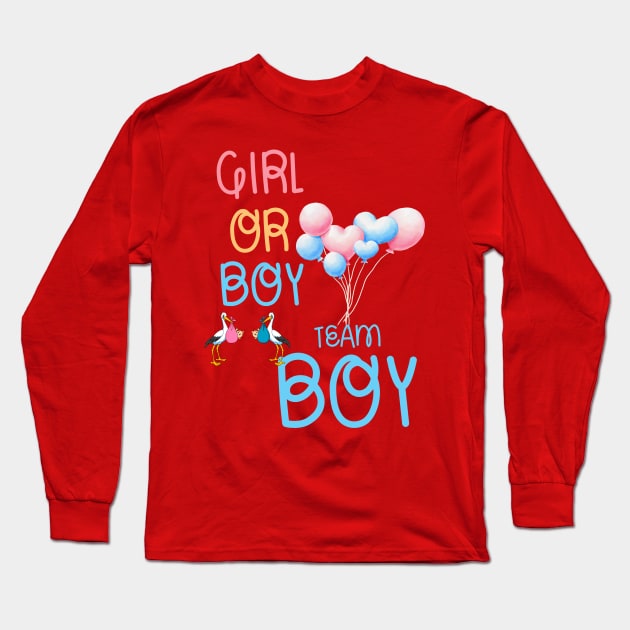 Boy or girl Long Sleeve T-Shirt by Lili's Designs